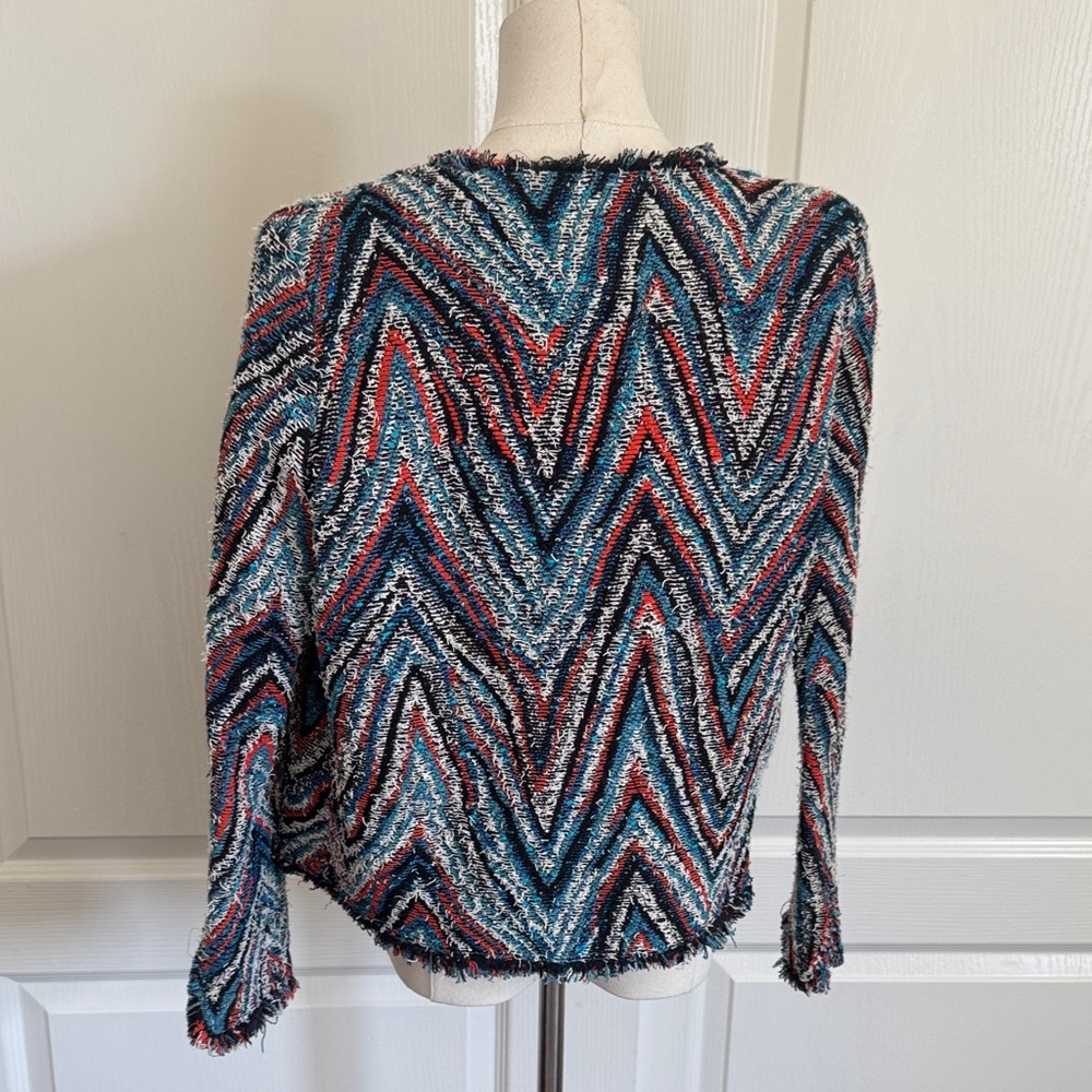 IRO Multicolor Textured Knit Jacket - Picture 3 of 5